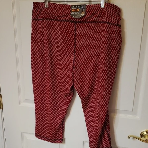 Be Inspired Pink and Black Leggings with Wide Waistband - Picture 9 of 9